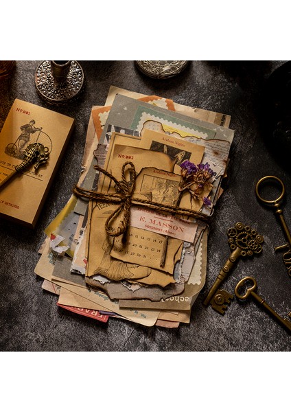 C Stili Dimeets Antika Koleksiyon Not Defteri Retro Malzeme Kağıt Dekorasyon Günlüğü Vintage Okul Kırtasiye Dıy Scrapbooking (Yurt Dışından)