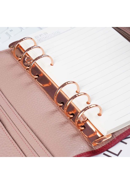 Altın Kişisel 25 mm Stili Defter Ajandası Planlayıcı A5 A6 Kişisel A7 Bağlayıcı Klasör Için 2 Çift Vida Ile Metal Spiral Halka Bağlayıcı Klips Dosya Klasörü (Yurt Dışından)