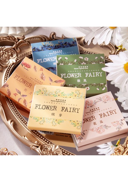 H Tarzı Journamm Lot Aesth Kutulu Yapışkan Kağıt Günlük Çiçek Deko Okul Malzemeleri Yaratıcı Kırtasiye Not Kağıdı (Yurt Dışından) fiyatları