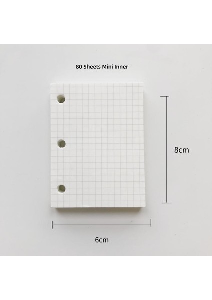 Kare Tarzı Mini Boyut Mze Clear 3 Halkalı Spiral Defter Okul Malzemeleri Öğrenci Kendin Yap Halkalı Defter Planlayıcı Sevimli Kevin&sasa El Sanatları Ile Sunulan (Yurt Dışından)