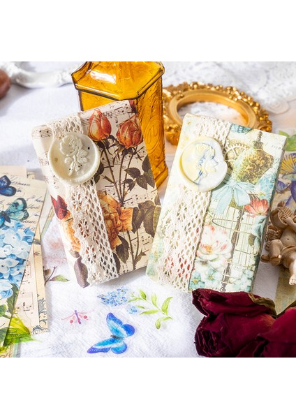 F Stili Vintage Malzemeden Oluşan Kağıt Yaratıcı Günlük Günlük Ajanda Retro Kolaj Dekorasyonu (Yurt Dışından) indirimleri