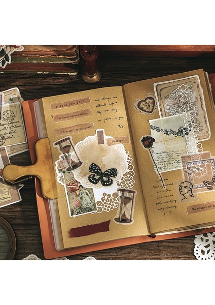 Bir Stil Vintage Deko Etiketler Yedek Malzeme Albüm Günlük Kırtasiye Scrapbooking Junk Journal Malzeme Paketi (Yurt Dışından) fırsatları