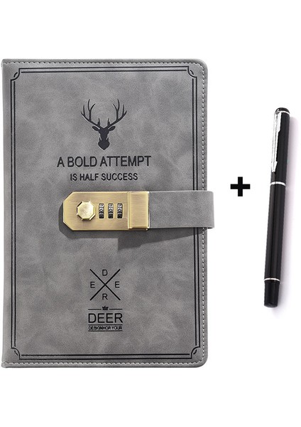 260SAYFA A 7.99 Stili Şifreli Kilitli A5 Defter 360 Sayfa Günlük Okul Malzemeleri Hediye Kalem ile Öğrenci Günlüğü (Yurt Dışından) fırsatları