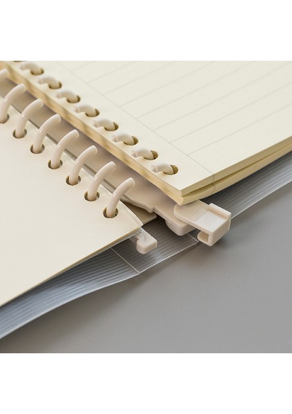 A4 Pembe Tarzı B5 A4 A5 Yüksek Kapasiteli Halka Defteri Not Defteri Spiral Defter Kağıt Günlük Çıkarılabilir Basit Kalınlaştırılmış Spiral Kabuk Defter (Yurt Dışından)
