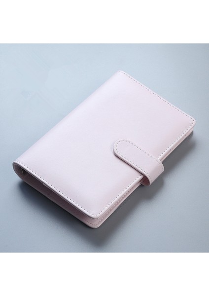 C Stili A5 Macaron Renkli A5 A6 6 Halkalı Bağlayıcı Pu Klipsli Defter Deri Gevşek Yapraklı Defter Kapağı Defterler Dergi Sevimli Kırtasiye (Yurt Dışından)