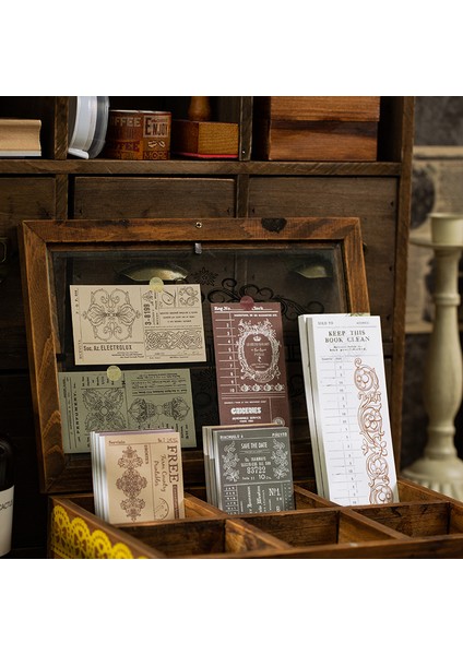 B Tarzı Dimeets Retro Bill Serisi Not Defteri Astronomik Notlar Bilet Stili Vintage Kırtasiye Deko Bullet Journaling Scrapbooking (Yurt Dışından) fiyatları