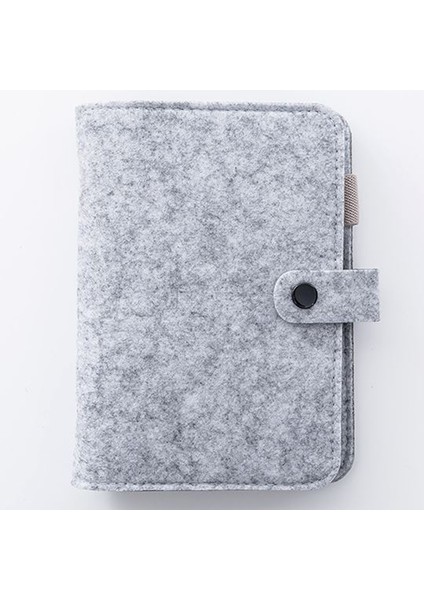 Gri Stil Hissettim A5 A5A6 Deri Gevşek Yaprak Dolgu Defter Kapak Spiral Bağlayıcı Macaron Renkli Planlayıcı Kitap Yedek Kapak Kawaii Kırtasiye (Yurt Dışından)