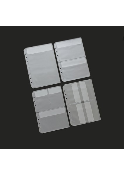 3 Yuvalı Stil A5 Maotu Gevşek Yapraklı Pvc Depolama Çantası Etiket Bilet Kart Organizatör Çantası A5 A6 Spiral Defter Günlük Spiral Halkalı Dolguçoğaltıcı (Yurt Dışından)