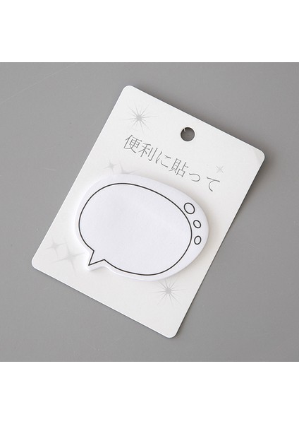 T4 Stili Çocuklar Için Sevimli Diyaloğ Kutusu Kağıt Sticker Yapışkan Not Sayfa Işaretçi Planlayıcı Kawaii Kırtasiye Not Defterleri Güzel -Okul Malzemeleri Için (Yurt Dışından)