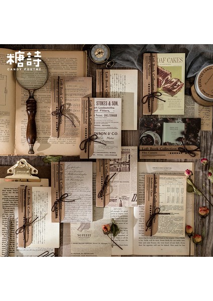 Jiaopianxiangji Tarzı Lot Not Defterleri Yapışkan Notlar Çatı Koleksiyonu Hurdalar Günlük Planlayıcı Etiketler Scrapbooking Dekoratif Dıy El Sanatları Etiketleri (Yurt Dışından)