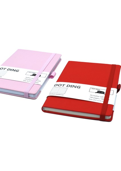 Pembe Tarzı Noktalı Mermi Defteri 100 Gsm Ciltli Ivory Beyaz Kağıt Günlük Planlayıcı Ajanda (Yurt Dışından) fırsatları