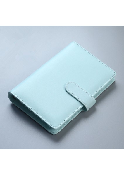 B Tarzı A5 Macaron Renkli A5 A6 6 Halkalı Bağlayıcı Pu Klipsli Defter Deri Gevşek Yapraklı Defter Kapağı Defterler Dergi Sevimli Kırtasiye (Yurt Dışından)