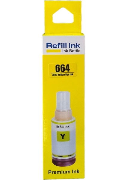 Epson 664 Muadil Mürekkep Seti L100/L200/L300/L455/L1300 Renkli modelleri