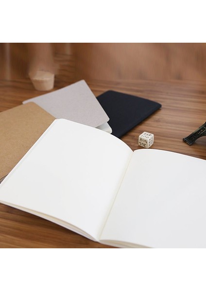 Siyah Stil Kraft Defter Ofis Malzemeleri Günlük Kitap Dıy Retro Kraft Kağıt Boş Not Defteri Çizim Kitabı Not Defteri (Yurt Dışından) modelleri