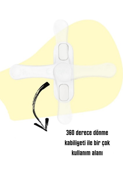 10 Adet Metal Beyaz Pencere Emniyet Kilidi Çocuk Hırsız Kilidi Çekmeli Pvc Kilit