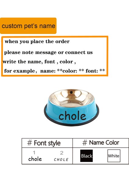 Çizgi Film Turuncu Stili 15 cm Kedi Köpek Paslanmaz Çelik Renkli Kişiselleştirilmiş Evcil Hayvan Mama Kabı Kaymaz Dayanıklı Evcil Hayvan Kasesi Su Kasesi (Yurt Dışından) modelleri