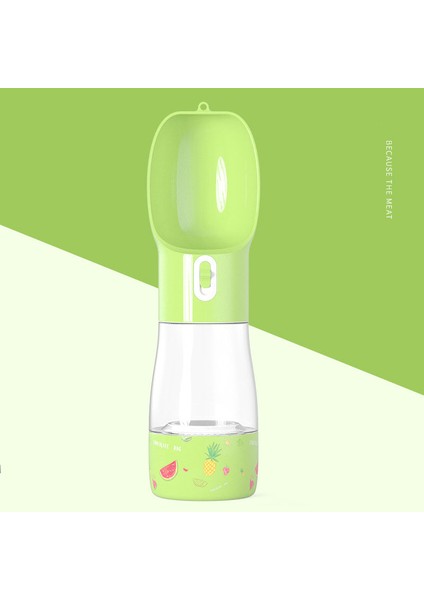 Yeşil Stili Yazdır Köpek Suyu Şişesi Taşınabilir Evcil Hayvanlar Için Mama ve Su Kabı Su Doldurma Kabı Küçük Köpek Kedi Aksesuarları Için (Yurt Dışından)