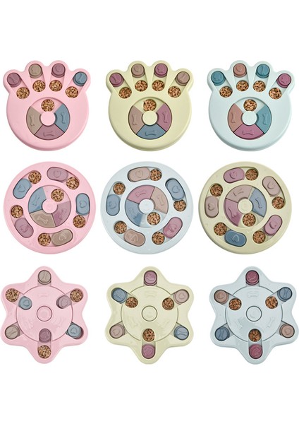 Mavi-2 Tarzı Köpek Bulmaca Oyuncakları Iq Interaktif Yavaş Dağıtım Eğitim Oyunları Için Küçük Orta Köpek Yavrusu Için Artırır (Yurt Dışından)