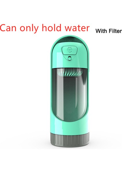 Filtre G Stili ile Taşınabilir Pet Köpek Su Şişesi 300ML Içme Kabı Küçük Orta Büyük Köpekler Için Su Dağıtıcısı Kedi Köpekler Dış Mekan Şişeleri (Yurt Dışından)