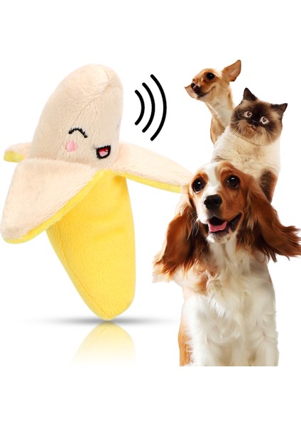Domuz Tarzı S Beden Yavru Köpek Kediler Için Sevimli Oyuncaklar Muz Şekilli Peluş Squeaky Sesli Oyuncak Evcil Hayvan Ürünleri (Yurt Dışından) fiyatları