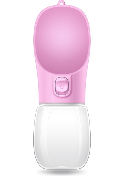 Pembe Tarzı 550ML Taşınabilir Köpek Su Şişesi Küçük Büyük Köpekler Kase Dış Mekan Yürüyüş Yavru Evcil Hayvan Seyahat Su Şişesi Kedi Içme Kasesi Köpek Malzemeleri (Yurt Dışından)