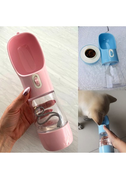 Stil 2 Sarı Stil 300ML Taşınabilir Köpek Su Şişesi Kase Suluk Kedi Köpek Tüyler Deri Gezgin Yavru Içme Dış Mekan Dispenser Aksesuarları (Yurt Dışından)