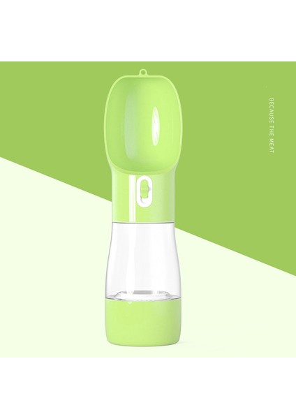 Katı Yeşil Stil Köpek Suyu Şişesi Taşınabilir Evcil Hayvanlar Için Mama ve Su Kabı Su Doldurma Kabı Küçük Köpek Kedi Aksesuarları Için (Yurt Dışından)