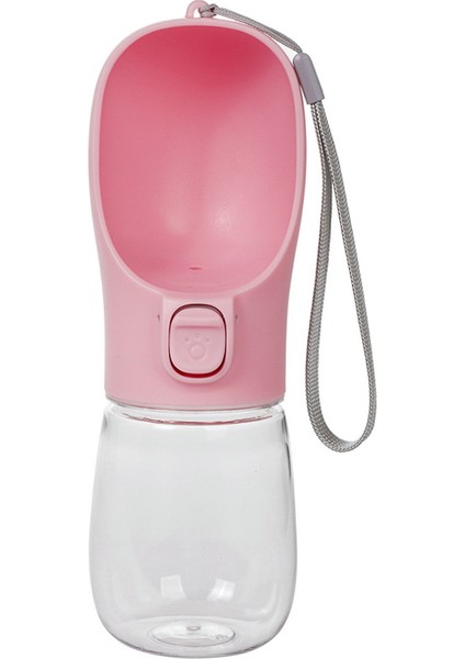 Pembe Stil 350 ml Taşınabilir Pet Köpek Su Şişesi Seyahat Yavru Köpek Içme Kasesi Açık Pet Su Dağıtıcısı Küçük Büyük Köpekler Için (Yurt Dışından)