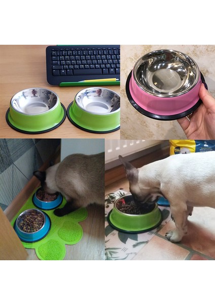Gümüş Tarzı M Beden Bıbss Köpek Kasesi Seyahat Evcil Kuru Mama Kapları Kediler Köpekler Pembe Köpek Kasesi Açık Hava Içme Çeşmesi Evcil Köpek Tabak. (Yurt Dışından) modelleri
