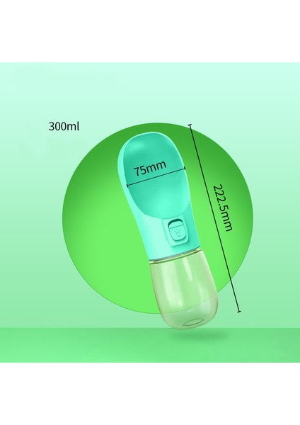 Mavi Bir Stil 300ML Evrensel Pet Köpek Su Şişesi Taşınabilir Köpek Su Kasesi Açık Pet Köpek Kase Kediler Köpekler Seyahat Dağıtıcı Pet Ürünü (Yurt Dışından) modelleri