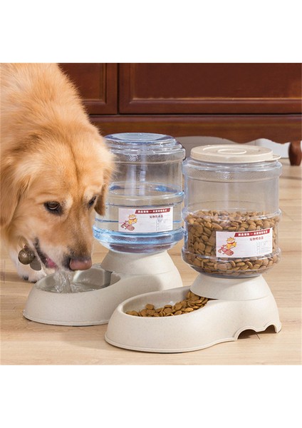 Mavi Yemek Kasesi Stili Moda Ev Evcil Hayvan Bakımı Köpek Evcil Hayvan 3.75L Büyük Kapasiteli Otomatik Içme Suyu Kapları Evcil Hayvan Malzemeleri Köpek Der (Yurt Dışından) modelleri