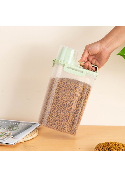 Pembe Tarzı 16.5CMX15.5CMX11CM Köpek Kasesi Kedi Kasesi Kova Pet Daha Büyük Kapasiteli Kutular Konteynerler Gıda Saklama Varil Ölçü Kupası Kutu Kutusu Kutuları (Yurt Dışından) fiyatları