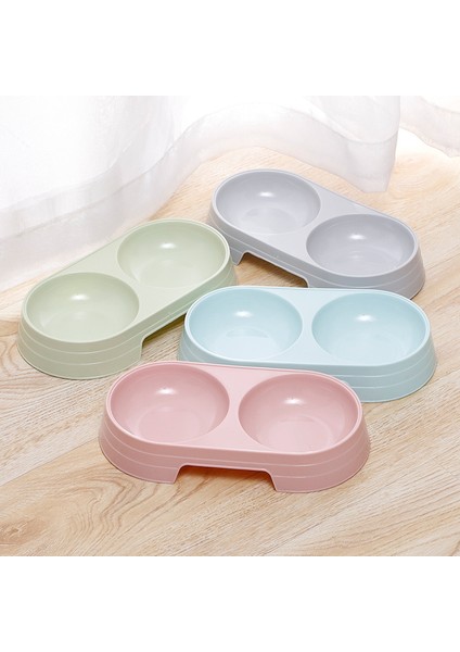 A Tipi Mavi Stili Kediler ve Köpekler Için Çift Kase Plastik Mama ve Su Kabı (Yurt Dışından) fırsatları