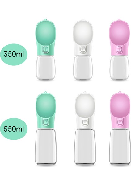 Pembe Tarzı 380ML 180G Yeni Evcil Hayvan Köpekler Için Taşınabilir Su ve Yem Kabı Sıvı Sızdırmaz Kediler Için Seyahat Su Kabı (Yurt Dışından) fırsatları