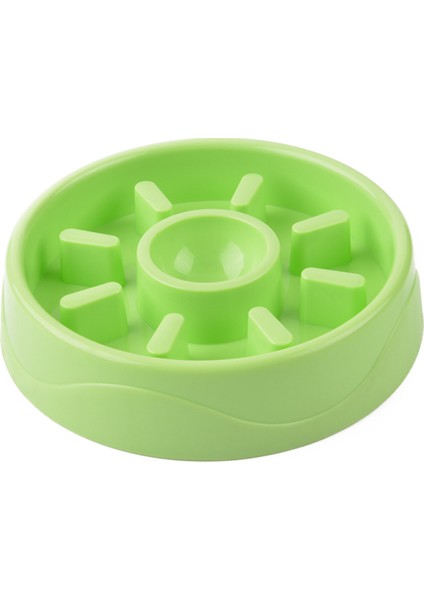 Güneş Yeşili Tarzı Stil Köpek Kasesi Boğulma Karşıtı Yavaş Yeme Köpek Kasesi Beslenme Kabı Pet Kase Pet Malzemeleri (Yurt Dışından)