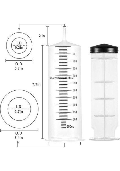 250ML Tarzı Büyük Kapasiteli Şırınga Yeniden Kullanılabilir Pompa Ölçüm 1m Hortum ile Mürekkep Köpek Aksesuarları Malzemeleri Köpek Yavaşlama (Yurt Dışından)