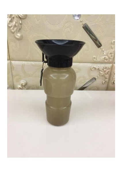 Gri Stil 500ML Ev Hayvanı Köpek Suyu Şişesi Seyahat Spor Sıkma Tipi Yavru Kedi Taşınabilir Kase Açık Hava Mama ve Su Kupası Dağıtıcı (Yurt Dışından)