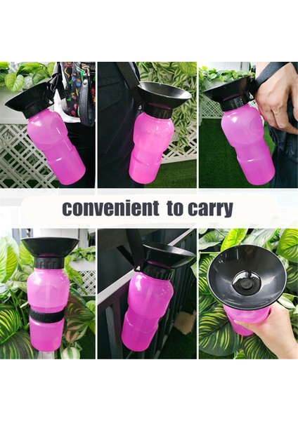 Gri Stil 500ML Ev Hayvanı Köpek Suyu Şişesi Seyahat Spor Sıkma Tipi Yavru Kedi Taşınabilir Kase Açık Hava Mama ve Su Kupası Dağıtıcı (Yurt Dışından) fırsatları