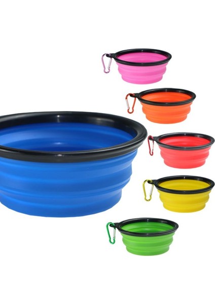 Mavi Stil 350ML Evcil Hayvan Köpeği Kase Katlanabilir Köpek Su Şişesi Taşınabilir Köpek Mama Kabı Yavru Dış Mekan Seyahat Kamp Evcil Hayvan Aksesuarları (Yurt Dışından) fırsatları