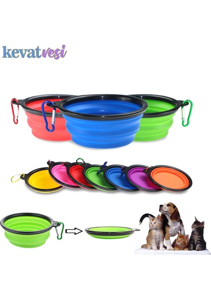 Mavi Stil 350ML Evcil Hayvan Köpeği Kase Katlanabilir Köpek Su Şişesi Taşınabilir Köpek Mama Kabı Yavru Dış Mekan Seyahat Kamp Evcil Hayvan Aksesuarları (Yurt Dışından) indirimleri