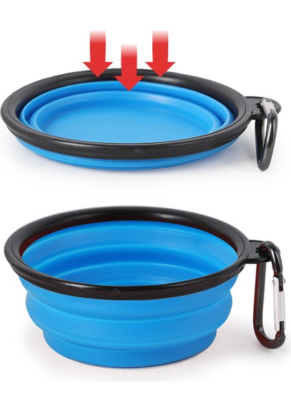 Siyah 1000ML Stili Ev Hayvanı Katlanabilir Su Kabı L Silikon Katlanabilir Köpek Kapları Seyahat Köpek Taşınabilir Su Kabı Köpekler Için Yemek Kabı Pet Su Kabı (Yurt Dışından) fırsatları