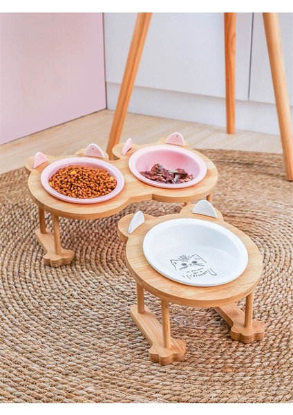 Yeşil Balık Tarzı Seramik Kedi Kasesi Köpek Kasesi Tek ve Çiftli Hayvan Kasesi Kedi Köpek Su Kasesi Standlı Yiyecek Kabı Evcil Hayvan Malzemeleri (Yurt Dışından) fiyatları