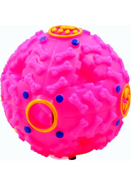 Kırmızı 70MM Çap Stili Hayvanlar Oyun Ürünleri Canavar Squeak Etkileşimli Kedi Maması Dağıtıcı Köpek Oyuncak Topu Çocuklar Için Pitbull Golden Retriever Popüler Oyuncaklar (Yurt Dışından)