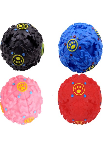 Kırmızı 70MM Çap Stili Hayvanlar Oyun Ürünleri Canavar Squeak Etkileşimli Kedi Maması Dağıtıcı Köpek Oyuncak Topu Çocuklar Için Pitbull Golden Retriever Popüler Oyuncaklar (Yurt Dışından) modelleri
