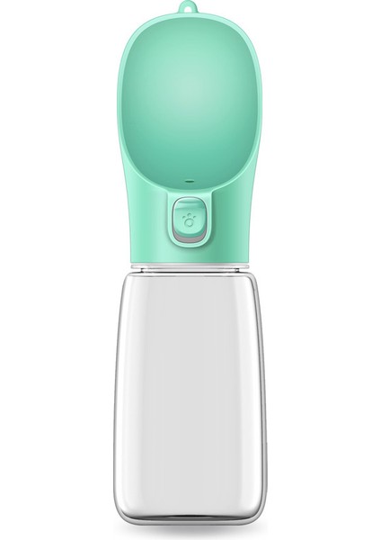 Yeşil Stil 380ML 180G Yeni Evcil Hayvan Köpekler Için Taşınabilir Su ve Yem Kabı Sıvı Sızdırmaz Kediler Için Seyahat Su Kabı (Yurt Dışından)