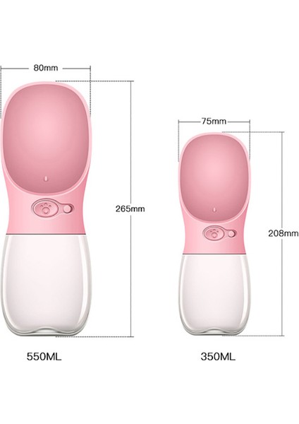 500ML Mavi Stil Ev Hayvanı Su Şişesi Köpek Kedi Taşınabilir Seyahat Bardakları Açık Su Içme Kasesi ml Küçük Büyük Köpekler Evcil Hayvan Ürünleri (Yurt Dışından) indirimleri