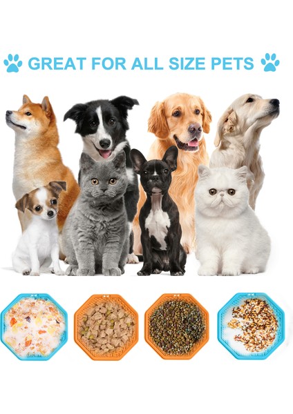 Mavi Stil Köpekler ve Kediler Için Silikon Yalama Matı Lekeli Yalama Padı (Yurt Dışından) fırsatları