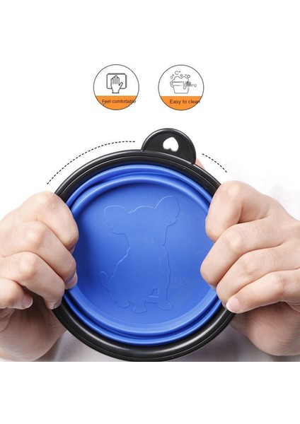 Sarı Stil 350 ml Köpek Kase Katlanabilir Silikon Açık Seyahat Mama Kabı Evcil Hayvan Aksesuarları Cachorro Bebedero Gato Perro Chiens (Yurt Dışından) indirimleri