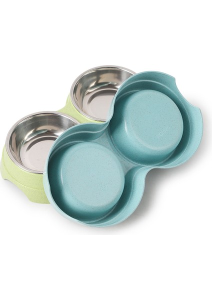 Basit 1 Stil Çift Kase Köpek Mama ve Su Kabı Paslanmaz Çelik Evcil Hayvan Içme Kabı Kedi Yavru Besleme Malzemeleri Küçük Köpek Aksesuarları (Yurt Dışından) fırsatları