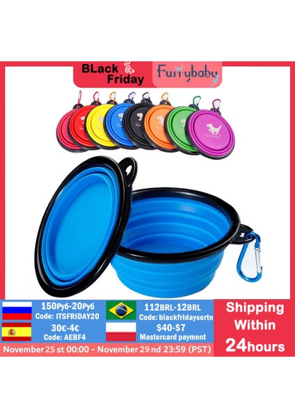 Gri Stil 1000ML Katlanabilir Silikon Köpek Mama ve Su Kabı Açık Kamp Seyahat Taşınabilir Katlanabilir Kase Toka ile Pet Ürünleri (Yurt Dışından) indirimleri